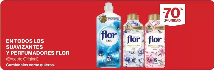 Oferta de Flor - En Todos Los Suavizantes Y Perfumadores en El Corte Inglés