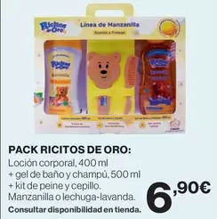 Oferta de Oro - Pack Ricitos De por 6,9€ en El Corte Inglés