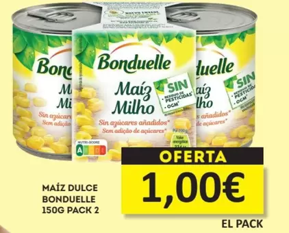 Oferta de Bonduelle - Maiz Dulce por 1€ en Economy Cash