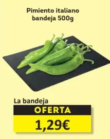 Oferta de Pimiento Italiano Bandeja por 1,29€ en Economy Cash