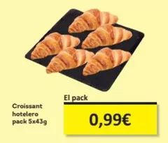 Oferta de Croissant Hotelero por 0,99€ en Economy Cash