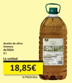 Oferta de Alteza - Aceite De Oliva Intenso por 18,85€ en Economy Cash