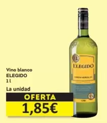 Oferta de Elegido - Vino Blanco por 1,85€ en Economy Cash