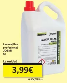 Oferta de Joami - Lavavajillas Profesional por 3,99€ en Economy Cash