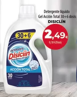 Oferta de Disiclin - Detergente Liquido Gel Acción Total 30+6 Dosis por 2,49€ en SPAR Lanzarote