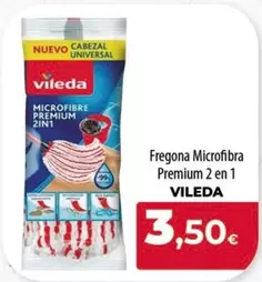 Oferta de Vileda - Fregona Microfibra Premium 2 En 1 por 3,5€ en SPAR Lanzarote