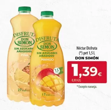 Oferta de Don Simón - Néctar Disfruta por 1,39€ en Spar Tenerife