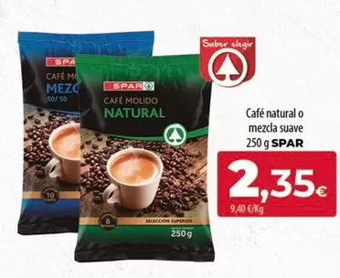 Oferta de Spar - Café Natural O Mezcla Suave por 2,35€ en Spar Tenerife