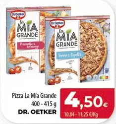 Oferta de Dr Oetker - Pizza La Mia Grande por 4,5€ en Spar Tenerife