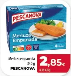 Oferta de Pescanova - Merluza Empanada por 2,85€ en Spar Tenerife