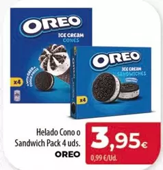 Oferta de Oreo - Helado Cono O Sandwich por 3,95€ en Spar Tenerife