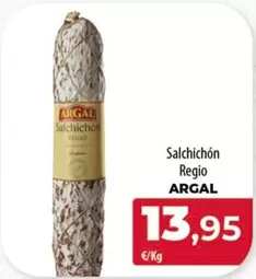 Oferta de Argal - Salchichon Regio por 13,95€ en Spar Tenerife