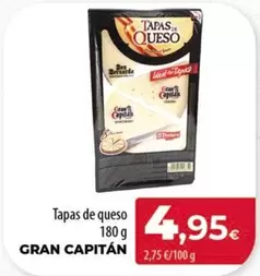 Oferta de Gran Capitán - Tapas De Queso por 4,95€ en Spar Tenerife
