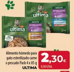 Oferta de Última - Alimento Húmedo Para Gato Esterilizado Carne O Pescado por 2,3€ en Spar Tenerife