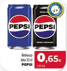 Oferta de Pepsi - Refresco por 0,65€ en Spar Tenerife