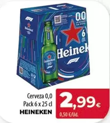 Oferta de Heineken - Cerveza 0,0 por 2,99€ en Spar Tenerife