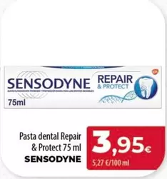 Oferta de Sensodyne - Pasta Dental Repair & Protect por 3,95€ en Spar Tenerife