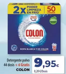 Oferta de Colon - Detergente Polvo por 9,95€ en Spar Tenerife