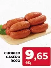 Oferta de Chorizo Casero Rojo por 9,65€ en Spar Tenerife