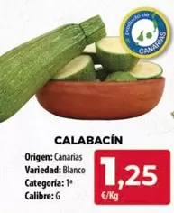 Oferta de Origen - Calabacin por 1,25€ en Spar Tenerife