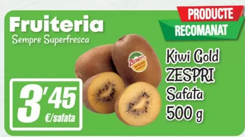 Oferta de Zespri - Kiwi Gold por 3,45€ en SPAR Fragadis