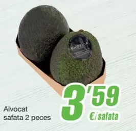 Oferta de Exótica - Alvocat Safata 2 Peces por 3,59€ en SPAR Fragadis