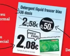 Oferta de Deluxe - Detergent Liquid Frescor Blau por 2,58€ en SPAR Fragadis