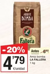 Oferta de La Fallera - Arroz Bomba por 4,79€ en SPAR Fragadis