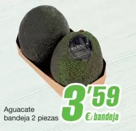 Oferta de Exótica - Aguacate Bandeja por 3,59€ en SPAR Fragadis
