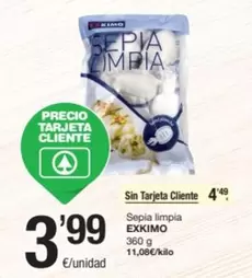 Oferta de Exkimo - Sepia Limpia por 3,99€ en SPAR Fragadis