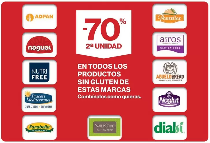 Oferta de Adpan - En Todos Los Productos Sin Gluten De Estas Marcas en Hipercor
