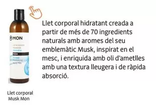 Oferta de Naturals - Llet Corporal Musk Mon en Veritas