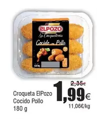 Oferta de Elpozo - Croqueta Cocido Pollo por 1,99€ en Froiz