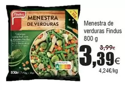 Oferta de Findus - Menestra De Verduras por 3,39€ en Froiz