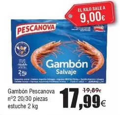 Oferta de Pescanova - Gambon por 17,99€ en Froiz