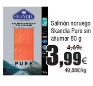 Oferta de Skandia - Salmon Noruego  Pure Sin Ahumar por 3,99€ en Froiz
