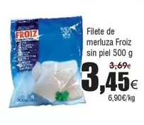 Oferta de Froiz - Filete De Merluza por 3,45€ en Froiz