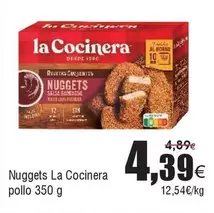 Oferta de La Cocinera - Nuggets Pollo por 4,39€ en Froiz
