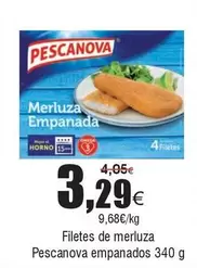 Oferta de Pescanova - Filetes De Merluza Empanados por 3,29€ en Froiz