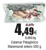 Oferta de Maremundi - Calamar Patagonico por 4,49€ en Froiz