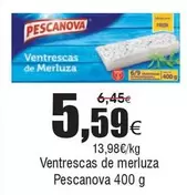 Oferta de Pescanova - Ventrescas De Merluza por 5,59€ en Froiz