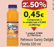 Oferta de Sunny - Refresco Delight Florida por 0,45€ en Froiz