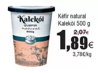 Oferta de Kalekói - Kéfir Natural por 1,89€ en Froiz