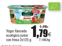 Oferta de Eroski - Yogur Xanceda Ecologico Junior Con Fresa por 1,79€ en Froiz