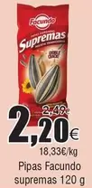 Oferta de Facundo - Pipas Supremas por 2,2€ en Froiz