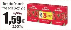 Oferta de Orlando - Tomate Frito Brik por 1,59€ en Froiz