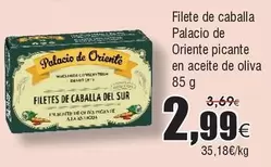 Oferta de Palacio - Filete De Caballa por 2,99€ en Froiz