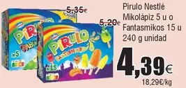 Oferta de Nestlé - Pirulo Mikolapiz por 4,39€ en Froiz