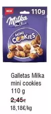 Oferta de Milka - Galletas Mini Cookies por 2€ en Froiz