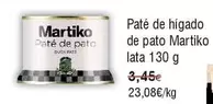 Oferta de Martiko - Paté De Pato por 3,49€ en Froiz